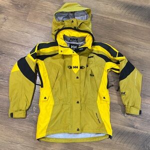 Helly Hansen Women's Vibrant Yellow and Black Snow Jacket